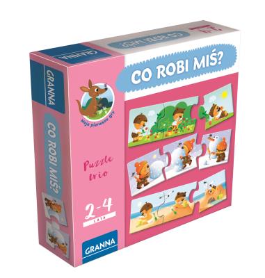 Co robi Miś? GRANNA. Wydawca: Granna. SmakLiter.pl Opakowanie Co robi Miś? GRANNA