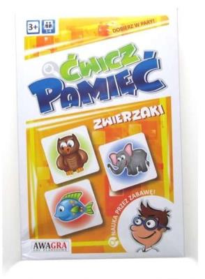 Ćwicz pamięć - Zwierzaki FAN. Wydawca: Fan. SmakLiter.pl Opakowanie Ćwicz pamięć - Zwierzaki FAN