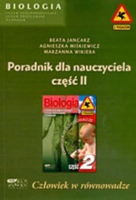 Okładka książki Człowiek w równowadze. Poradnik dla nauczyciela. Część II