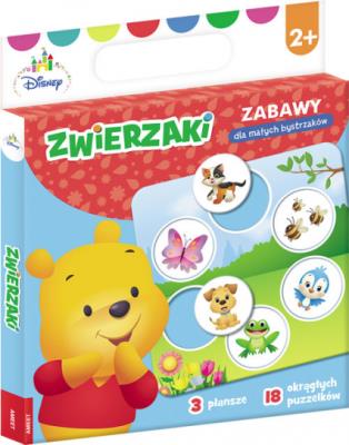 Okładka książki Disney Maluch Zwierzaki Zabawy dla małych bystrzaków