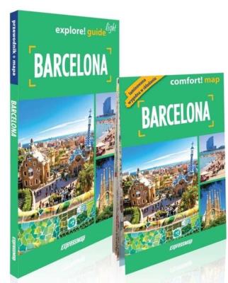 Explore! guide light Barcelona w.2019. Autor: Rogala Larysa. SmakLiter.pl Okładka książki Explore! guide light Barcelona w.2019