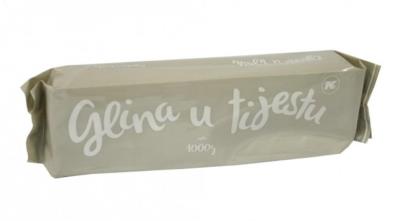 Opakowanie Glina ceramiczna 1 kg. Karbon