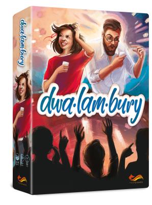 GRA DWALAMBURY IMPREZÓWKI. Autor: Gołębiowski Michał, Grajkowski Wojciech. SmakLiter.pl Okładka książki GRA DWALAMBURY IMPREZÓWKI