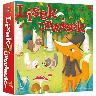 GRA LISEK URWISEK. Autor: SHANON LYON, MARISA PENA. SmakLiter.pl Okładka książki GRA LISEK URWISEK