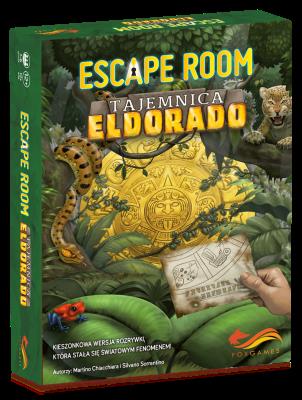 GRA TAJEMNICA ELDORADO ESCAPE ROOM. Autor: Martino Chiacchiera, Sorrentino Silvano. SmakLiter.pl Okładka książki GRA TAJEMNICA ELDORADO ESCAPE ROOM