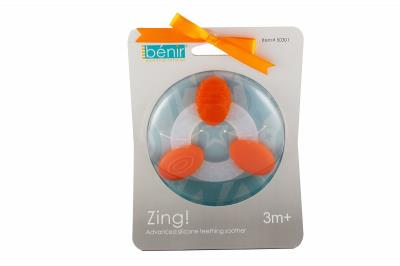 Opakowanie GRYZACZEK SILIKONOWY TRÓJKĄT 50301 MIX KOLORÓW