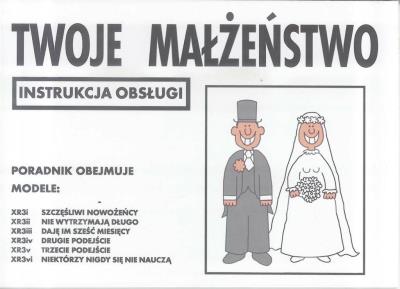 Instrukcja obsługi - Twoje małżeństwo. Autor: Martin Baxendale. SmakLiter.pl Okładka książki Instrukcja obsługi - Twoje małżeństwo