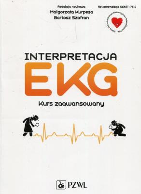 Interpretacja EKG Kurs zaawansowany. Autor: Małgorzata Kurpesa. SmakLiter.pl Okładka książki Interpretacja EKG Kurs zaawansowany