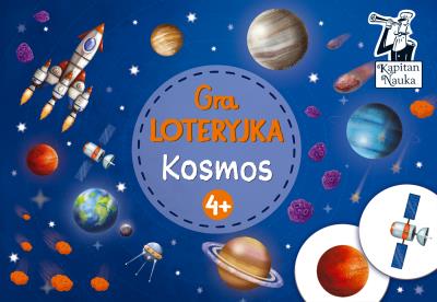 Kapitan Nauka. Gra - Loteryjka Kosmos 4+. Autor: Opracowanie zbiorowe. SmakLiter.pl Okładka książki Kapitan Nauka. Gra - Loteryjka Kosmos 4+