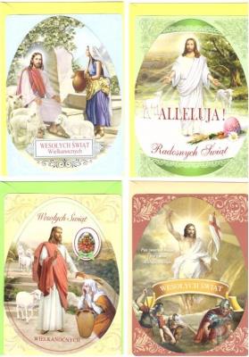 Opakowanie Karnet B6 'Jajko' BWJ Religia (10szt) MIX