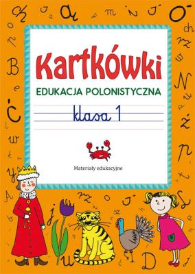 Okładka książki Kartkówki Edukacja polonistyczna Klasa 1