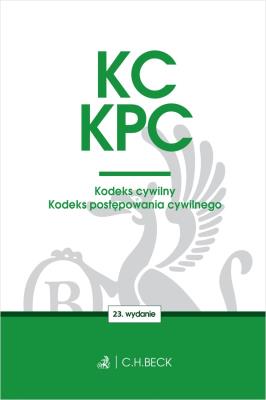 KODEKS CYWILNY KODEKS POSTĘPOWANIA CYWILNEGO WYD. 23. Autor: Opracowanie zbiorowe. SmakLiter.pl Okładka książki KODEKS CYWILNY KODEKS POSTĘPOWANIA CYWILNEGO WYD. 23