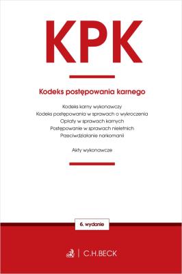 Okładka książki KODEKS POSTĘPOWANIA KARNEGO ORAZ USTAWY TOWARZYSZĄCE WYD. 6