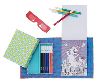 Opakowanie Kolorowanka 3D Science-Fiction z okularami 3D