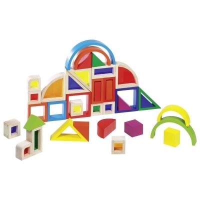 Opakowanie Kolorowe klocki z okienkami