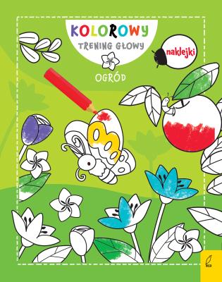 Okładka książki Kolorowy trening głowy. Ogród