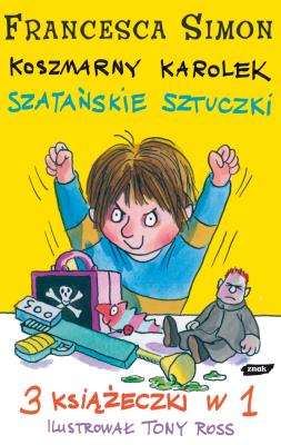 Koszmarny Karolek. Szatańskie sztuczki. Autor: Simon Francesca. SmakLiter.pl Okładka książki Koszmarny Karolek. Szatańskie sztuczki