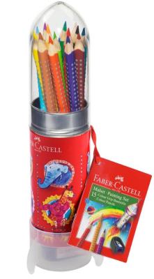 Opakowanie Kredki Grip Rakieta 15 kolorów FABER CASTELL