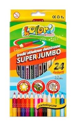 Opakowanie Kredki Premium Kolori Jumbo 24 kolory PENMATE