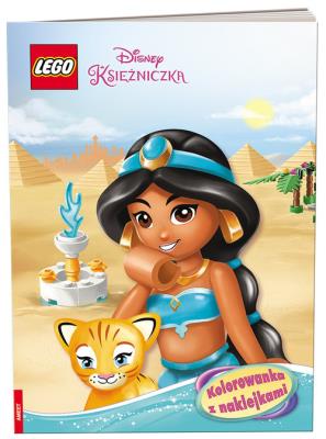 Okładka książki LEGO Disney Księżniczka Kolorowanka z naklejkami