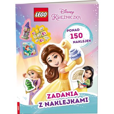 Okładka książki LEGO Disney Księżniczka Zadania z naklejkami