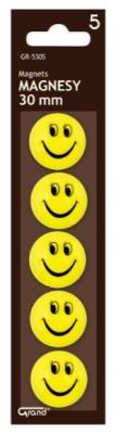Opakowanie Magnesy 30mm buźki 5szt GRAND