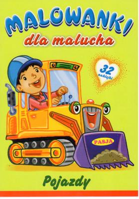 Okładka książki Malowanki dla malucha Pojazdy