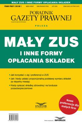 Opakowanie Mały ZUS i inne formy opłacania składek
