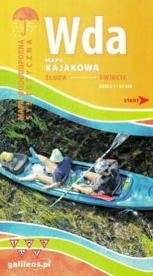 Okładka książki Mapa kajakowa - Wda 1:65 000