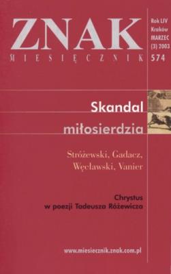 Okładka książki Miesięcznik ZNAK.  Numer 572