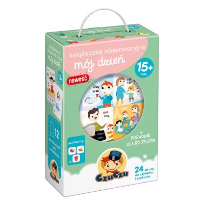 MÓJ DZIEŃ KSIĄŻECZKA OBSERWACYJNA CZUCZU. Autor: Opracowanie zbiorowe. SmakLiter.pl Okładka książki MÓJ DZIEŃ KSIĄŻECZKA OBSERWACYJNA CZUCZU