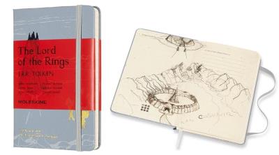 Opakowanie Notes linia Władca Pierścieni szary MOLESKINE