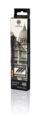 Opakowanie Ołówek do szkicowania 4B Artea 12 sztuk