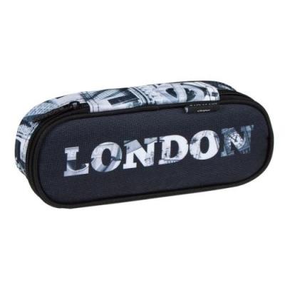 Piórnik saszetka London. Wydawca: Starpak. SmakLiter.pl Opakowanie Piórnik saszetka London