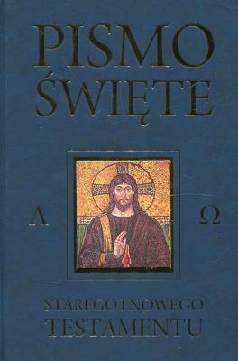 Pismo Święte Starego i Nowego w Testamentu granat. Autor: ks. bp. Romaniuk Kazimierz. SmakLiter.pl Okładka książki Pismo Święte Starego i Nowego w Testamentu granat