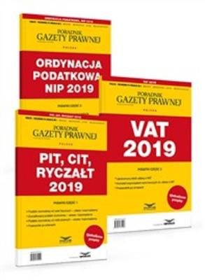 Opakowanie PIT,CIT,Ryczałt 2019 + VAT 2019+Ordynacja podatkowa,NIP 2019