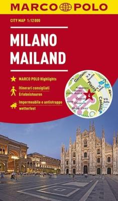 Plan Miasta Marco Polo. Mediolan w.2018. Autor: Opracowanie zbiorowe. SmakLiter.pl Okładka książki Plan Miasta Marco Polo. Mediolan w.2018
