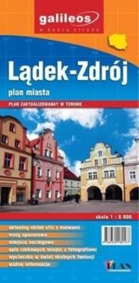 Okładka książki Plan miasta - Lądek-Zdrój 1:6 000