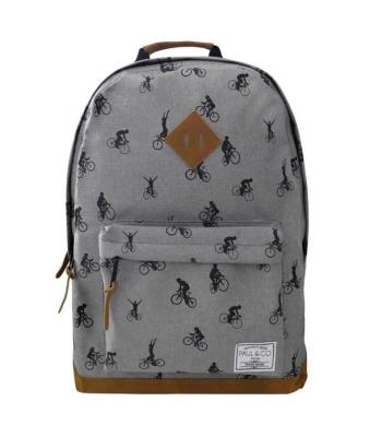 Opakowanie Plecak dwukomorowy szary Rowery