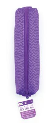Opakowanie Podręczny dwustronny piórnik - Fioletowy