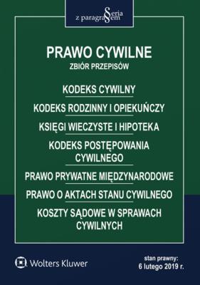 Okładka książki Prawo cywilne Zbiór przepisów