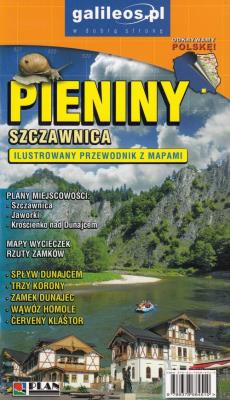 Przewodnik ilustrowany z mapam - Pieniny. Autor: Fronia Rafał. SmakLiter.pl Okładka książki Przewodnik ilustrowany z mapam - Pieniny