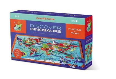 Opakowanie Puzzle 100 el.- Dinozaury