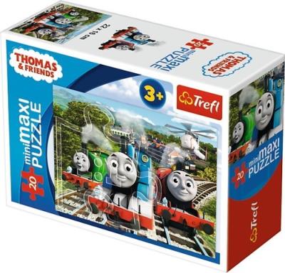 Opakowanie Puzzle 20 miniMaxi Tomek podróżnik 4 TREFL