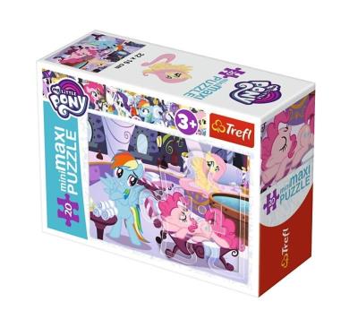 Opakowanie Puzzle 20 miniMaxi Wesoły dzień kucyków 2 TREFL