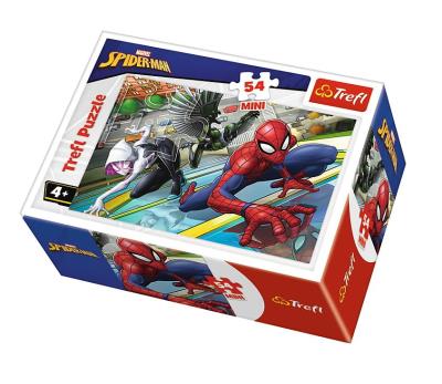Puzzle 54 mini Czas na Spider-Mana 1 TREFL. Wydawca: Trefl. SmakLiter.pl Opakowanie Puzzle 54 mini Czas na Spider-Mana 1 TREFL