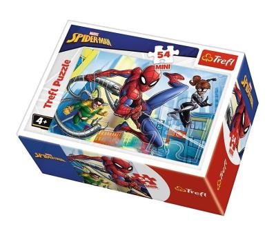 Puzzle 54 mini Czas na Spider-Mana 3 TREFL. Wydawca: Trefl. SmakLiter.pl Opakowanie Puzzle 54 mini Czas na Spider-Mana 3 TREFL