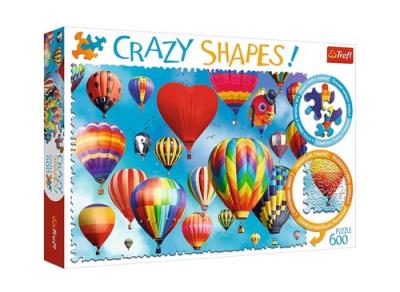 Opakowanie Puzzle 600 Crazy Shapes Kolorowe balony TREFL