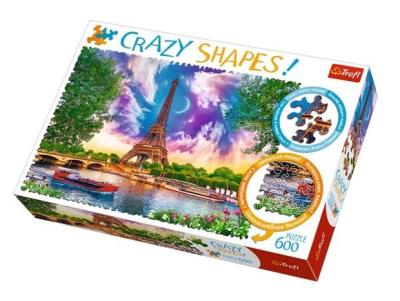 Opakowanie Puzzle 600 Crazy Shapes Niebo nad Paryżem TREFL
