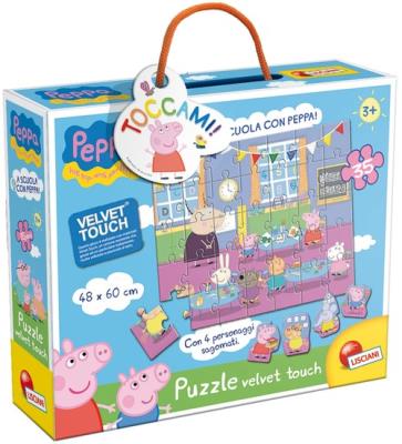 Opakowanie Puzzle Świnka Peppa w szkole velvet touch 35